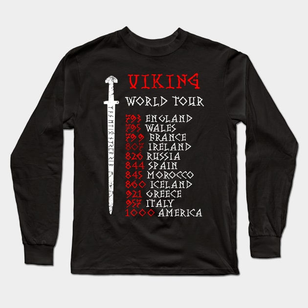 World Tour Vikings Long Sleeve T-Shirt by Scar